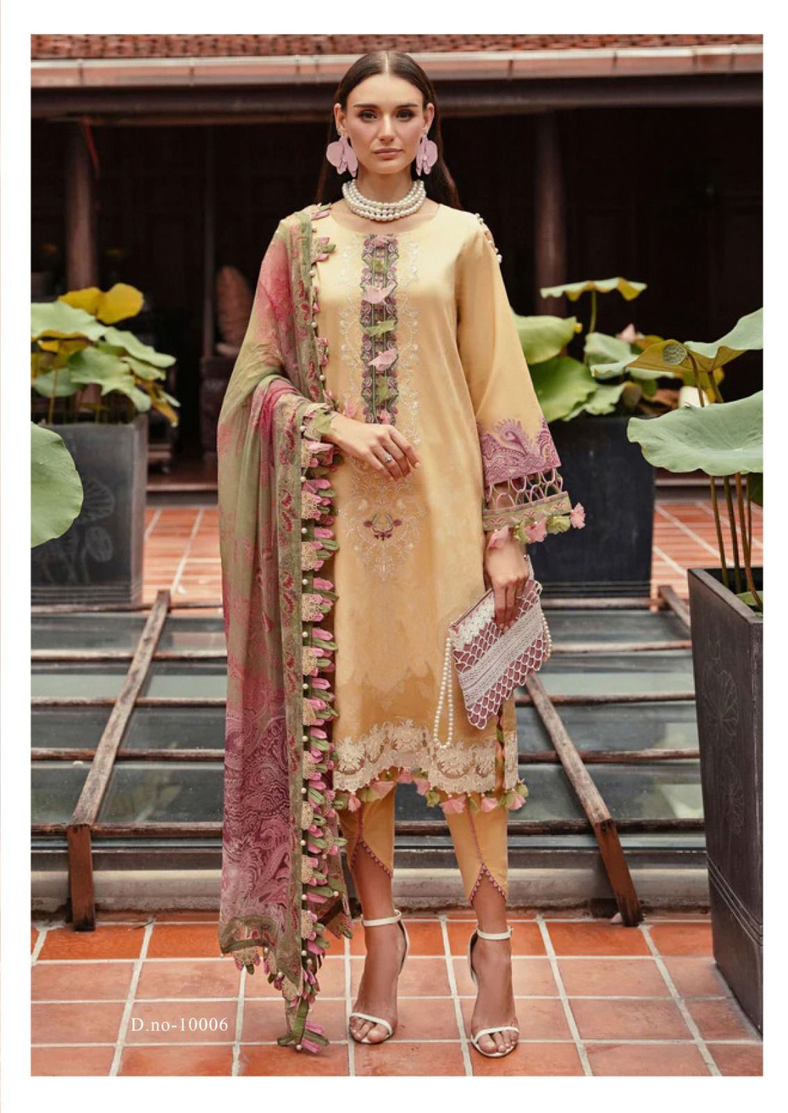 Jade Crimson Vol 10 Exclusive Lawn Karachi Cotton Dress Material Wholesalers In Delhi
